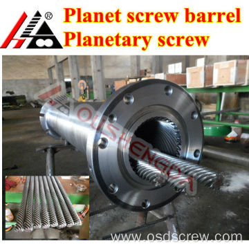 PVC sheet planet screw cylinder for extruder